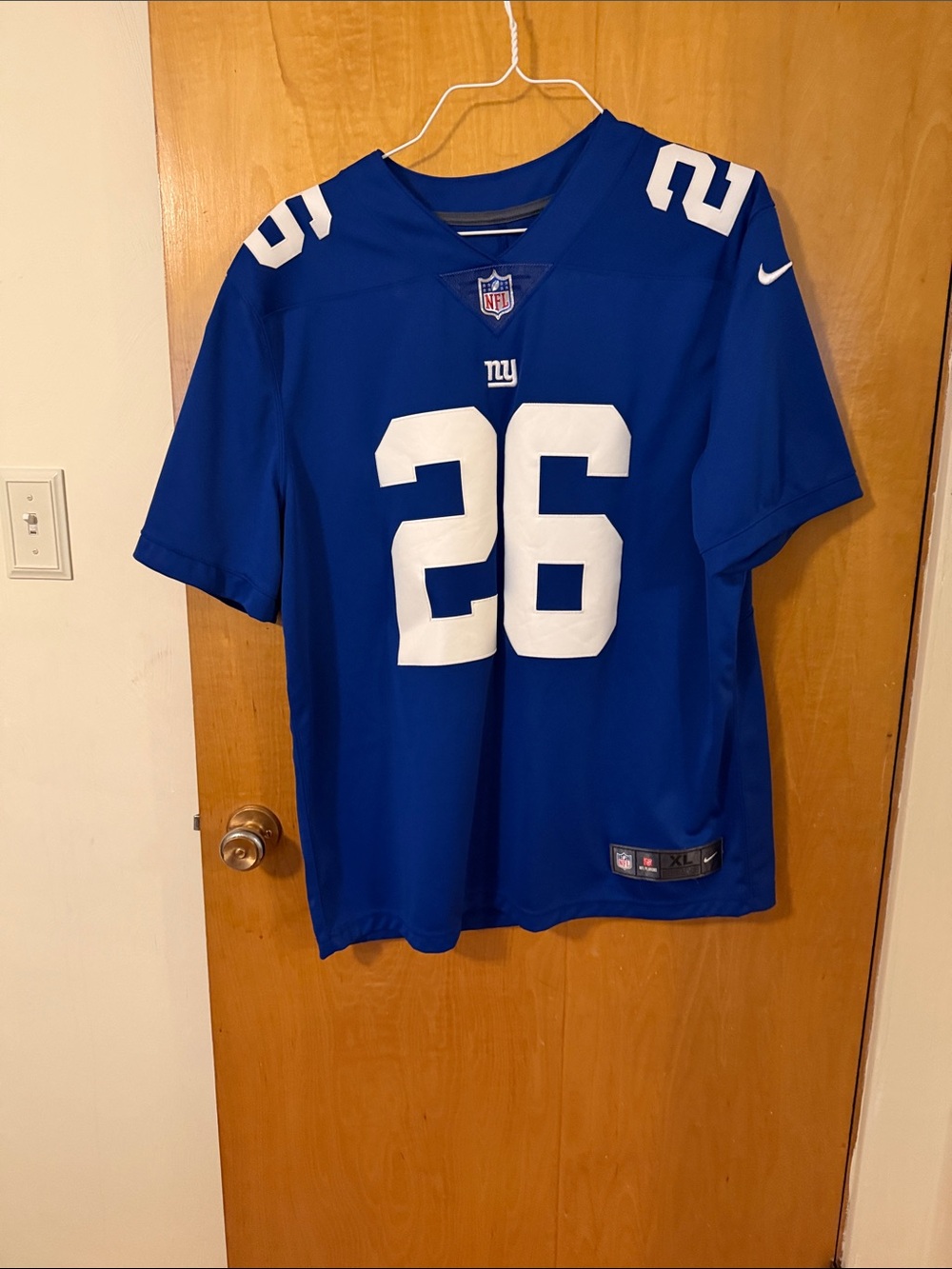 Saquon Barkley NY Giants NFL Nike jersey